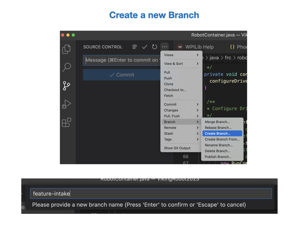 Create Branch